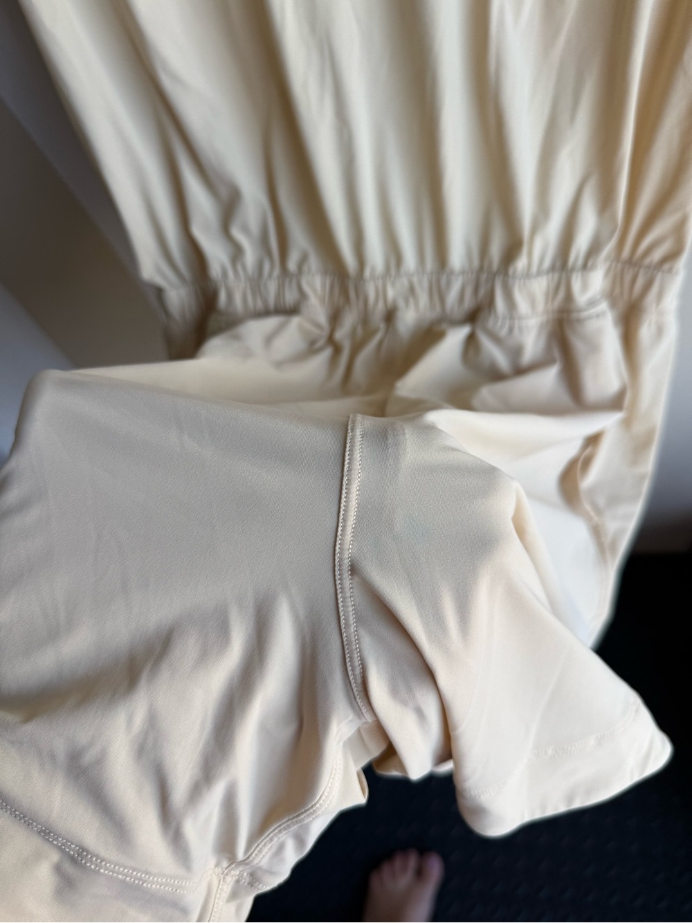 lululemon athletica Cream Short-Sleeve Romper - Picture 5 of 7